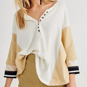 Just Tip It Henley Top